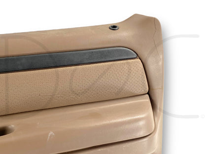 94-97 Ford F250 F350 RH Right Passenger Front Door Panel Mocha Tan *Blem*