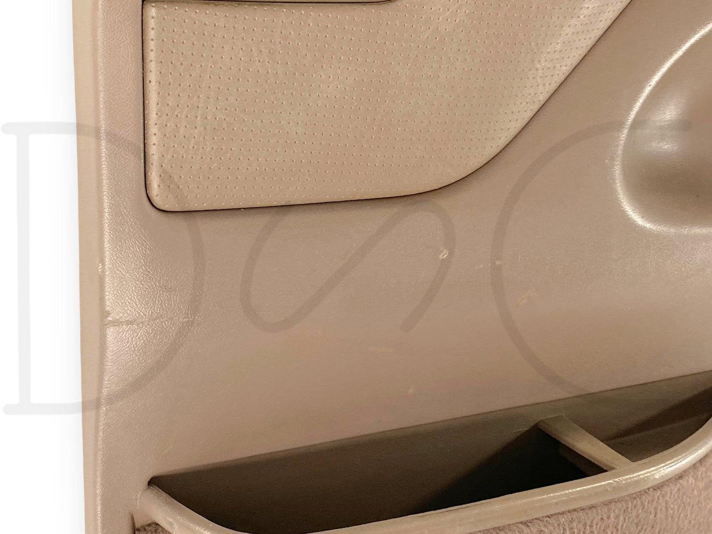94-97 Ford F250 F350 RH Right Passenger Front Door Panel Mocha Tan *Blem*