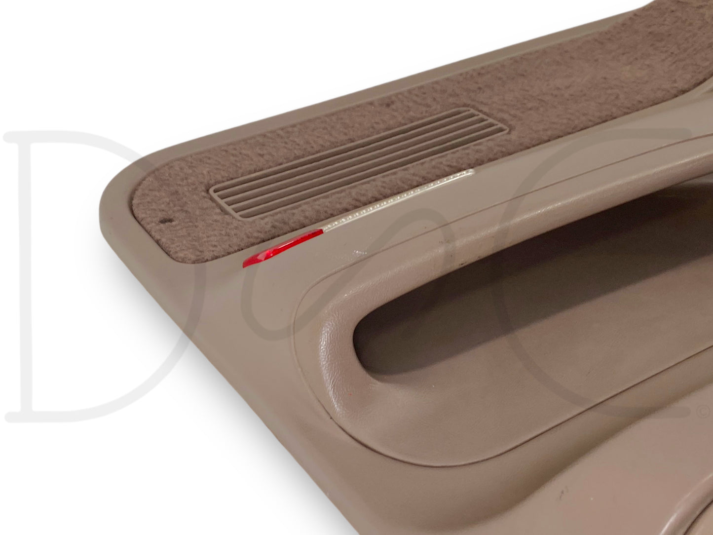 94-97 Ford F250 F350 RH Right Passenger Front Door Panel Mocha Tan *Blem*