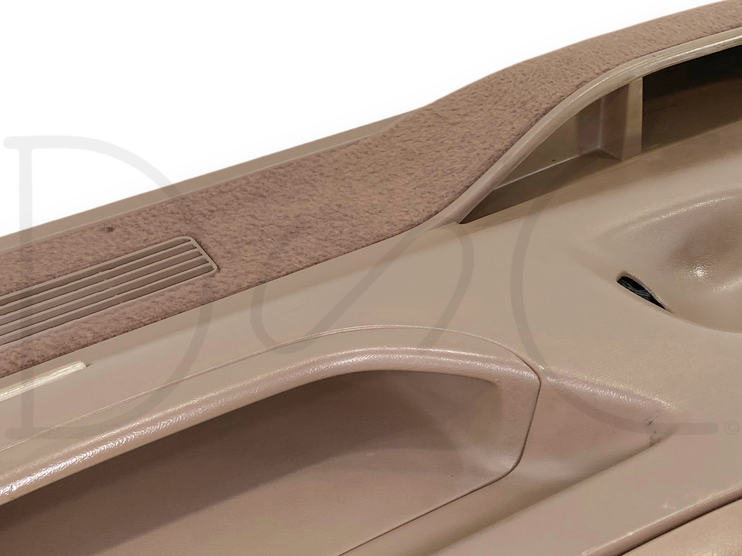 94-97 Ford F250 F350 RH Right Passenger Front Door Panel Mocha Tan *Blem*