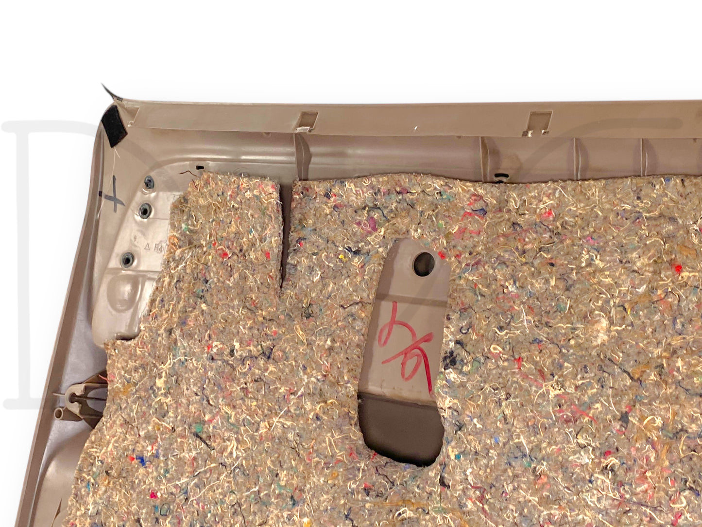 94-97 Ford F250 F350 RH Right Passenger Front Door Panel Mocha Tan *Blem*