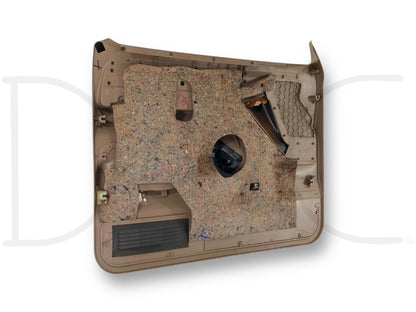 94-97 Ford F250 F350 RH Right Passenger Front Door Panel Mocha Tan *Blem*