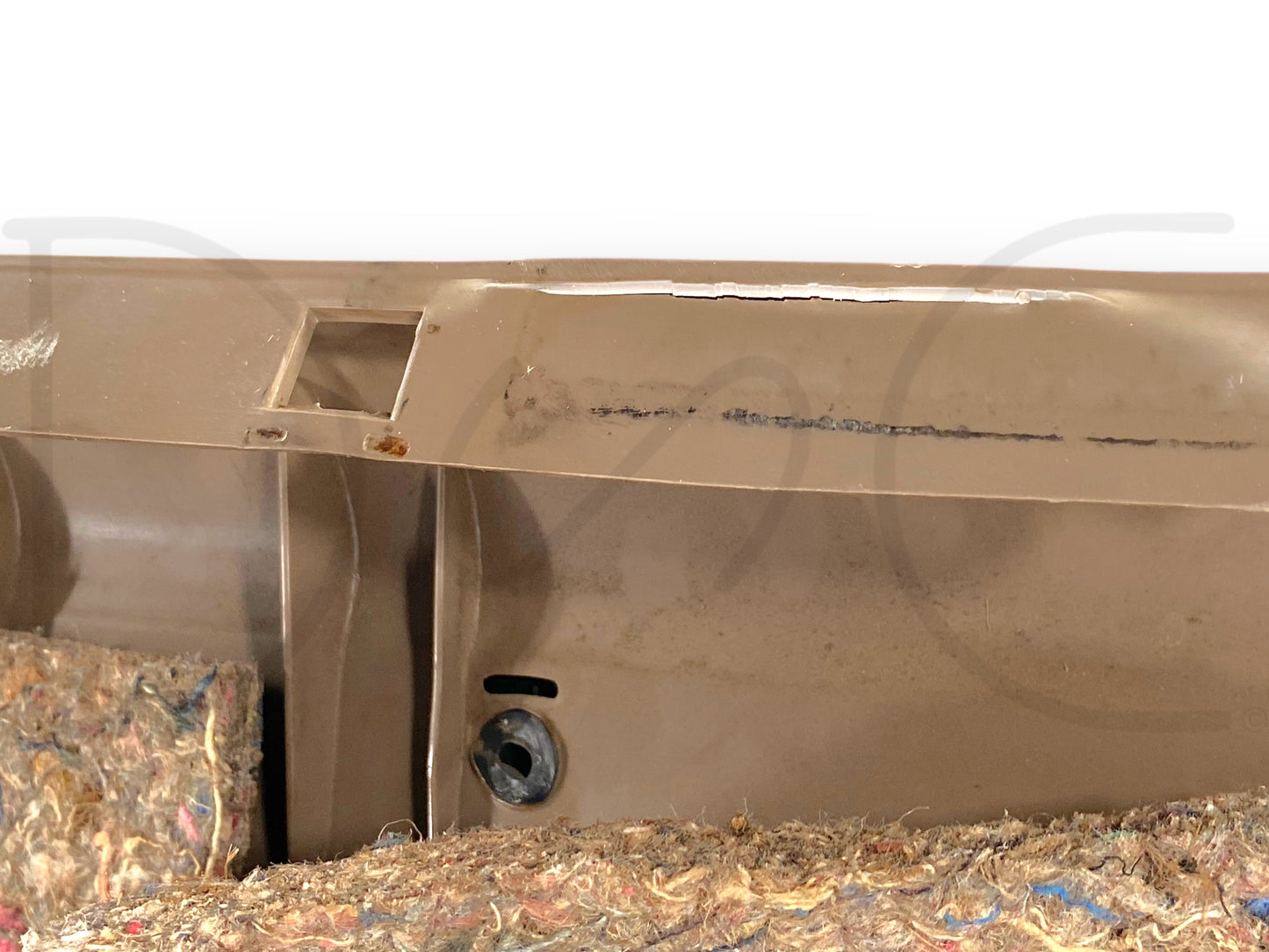94-97 Ford F250 F350 RH Right Passenger Front Door Panel Mocha Tan *Blem*