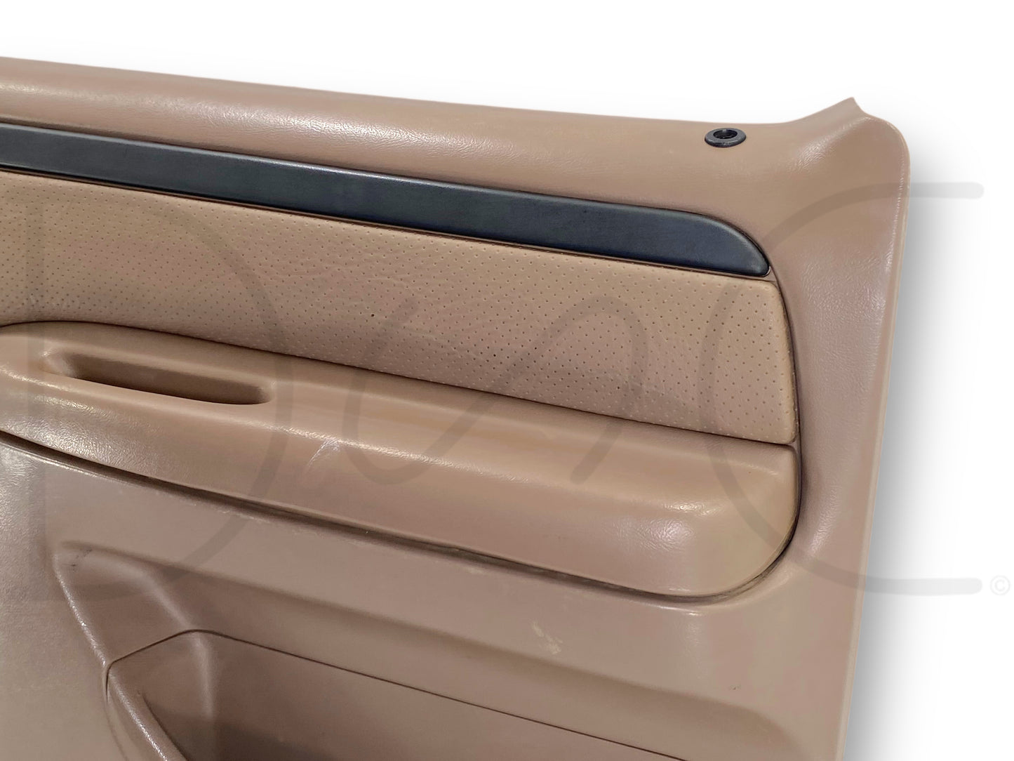 94-97 Ford F250 F350 RH Right Passenger Front Door Panel Mocha Tan *Blem*