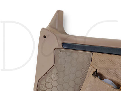 94-97 Ford F250 F350 RH Right Passenger Front Door Panel Mocha Tan *Blem*