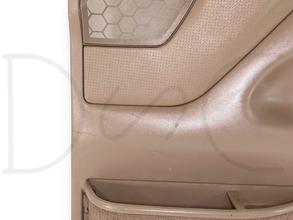 94-97 Ford F250 F350 RH Right Passenger Front Door Panel Mocha Tan *Blem*