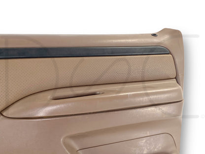 94-97 Ford F250 F350 RH Right Passenger Front Door Panel Mocha Tan *Blem*