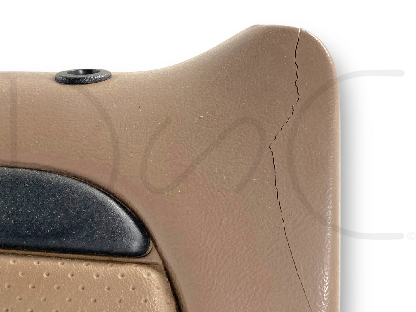94-97 Ford F250 F350 RH Right Passenger Front Door Panel Mocha Tan *Blem*
