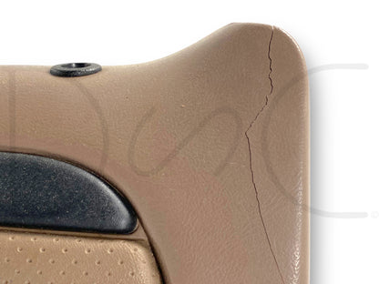 94-97 Ford F250 F350 RH Right Passenger Front Door Panel Mocha Tan *Blem*