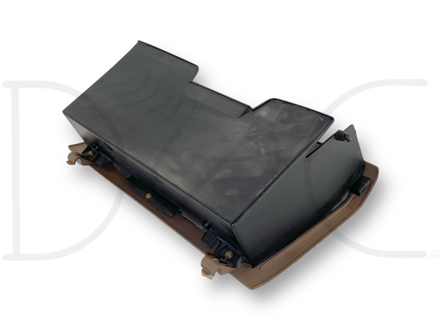92-97 Ford F250 F350 Dash Glove Box Storage Bin Compartment Mocha Tan OE