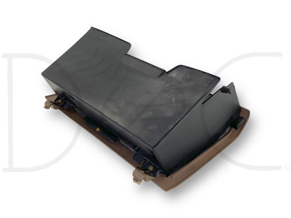 92-97 Ford F250 F350 Dash Glove Box Storage Bin Compartment Mocha Tan OE