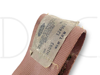 94-97 Ford F250 F350 Rear Back Seat Center Lap Belt Seatbelt Mocha Tan OE