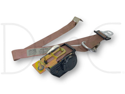 94-97 Ford F250 F350 Super Cab RH Right Passenger Front Seat Belt Seatbelt Tan
