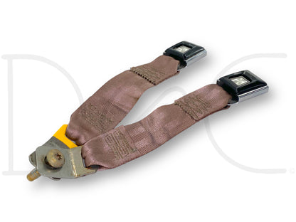 94-97 Ford F250 F350 Rear Seat Belt Seatbelt Latch Buckle Assembly Tan OE