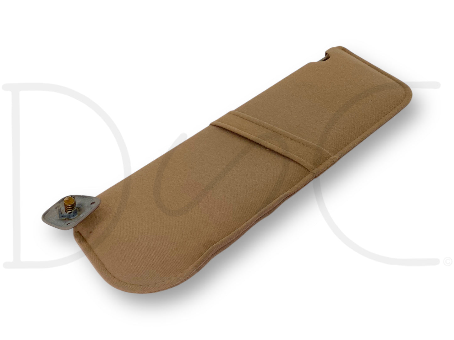 92-97 Ford F250 F350 LH Left Driver Sun Visor Tan OEM