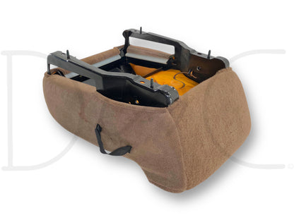 92-97 Ford F250 F350 Center Console Jump Seat 40/20/40 Bottom Cushion Mocha Tan