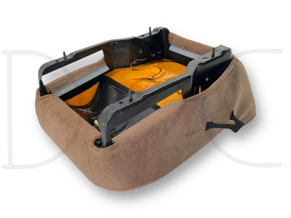92-97 Ford F250 F350 Center Console Jump Seat 40/20/40 Bottom Cushion Mocha Tan