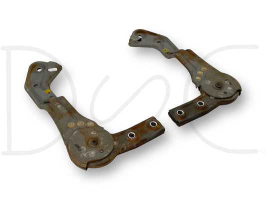 92-97 Ford F250 F350 Front Center Console Jump Seat Hinge Set Hinges Brackets OE