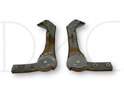 92-97 Ford F250 F350 Front Center Console Jump Seat Hinge Set Hinges Brackets OE
