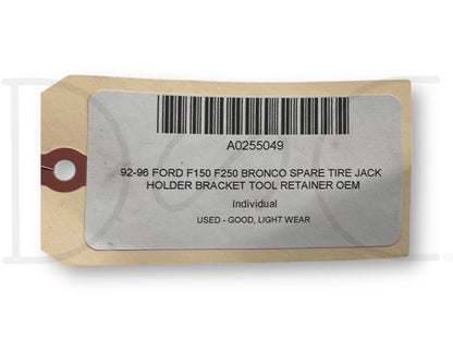 92-96 Ford F150 F250 Bronco Spare Tire Jack Holder Bracket Tool Retainer OEM