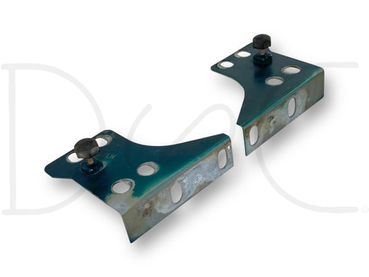 92-97 Ford F250 F350 Fender To Core Support Brackets OE Corner Bracket Set