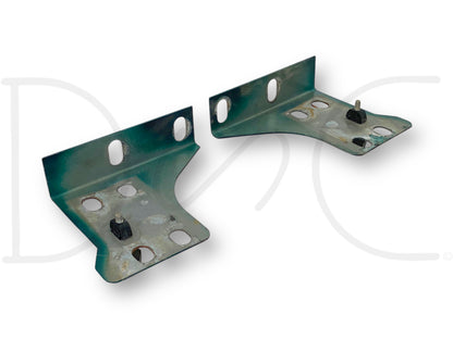 92-97 Ford F250 F350 Fender To Core Support Brackets OE Corner Bracket Set