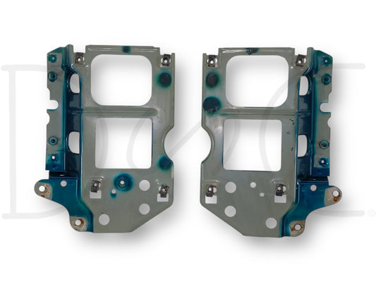 92-97 Ford F250 F350 Headlight Bracket Header Core Support Pair Set RH LH OEM