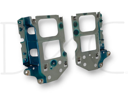 92-97 Ford F250 F350 Headlight Bracket Header Core Support Pair Set RH LH OEM
