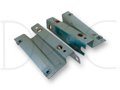 95-97 Ford F250 F350 Diesel Radiator To Core Support Bracket Pair OE Brackets