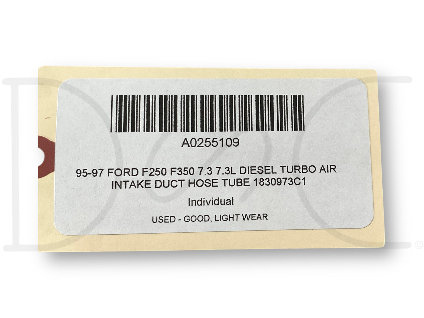 95-97 Ford F250 F350 7.3 7.3L Diesel Turbo Air Intake Duct Hose Tube 1830973C1