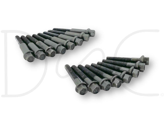 95-02 Ford F250 F350 7.3 7.3L Fuel Injector Retainer Bolts OE Bolt Set [16]