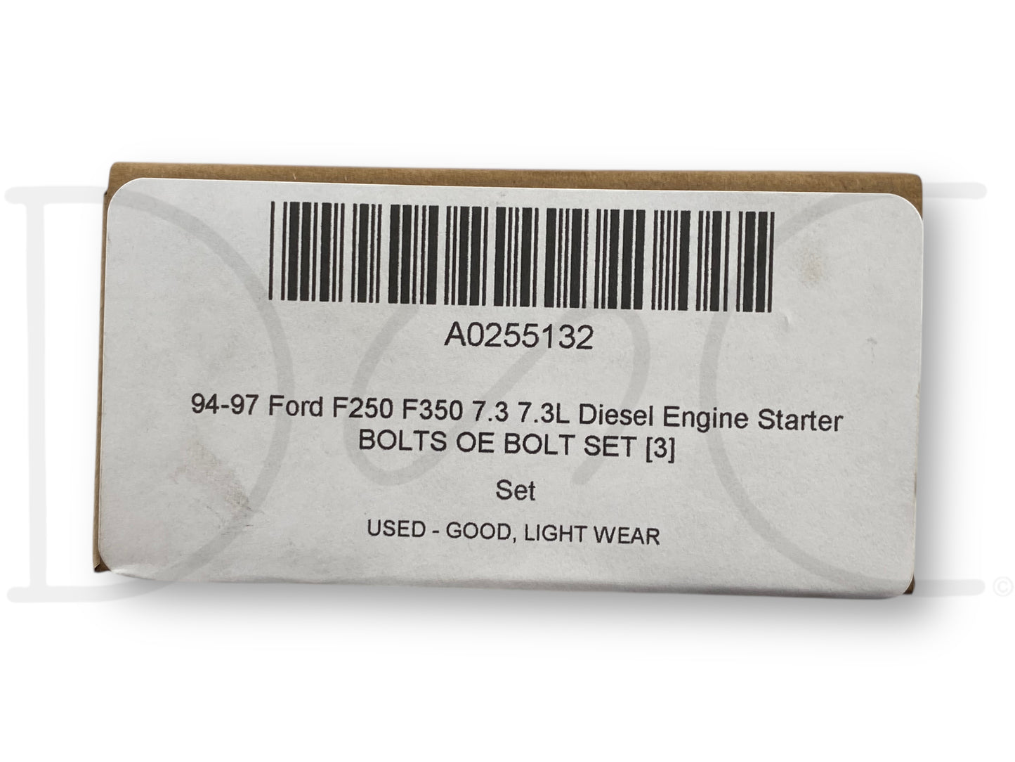 94-97 Ford F250 F350 7.3 7.3L Diesel Engine Starter Bolts OE Bolt Set [3]