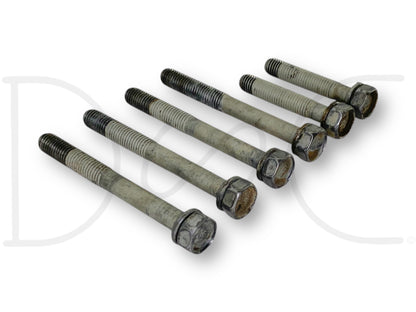 94-97 Ford F250 F350 7.3 7.3L E4OD Auto Transmission Bolts Bolt Set (6) OEM