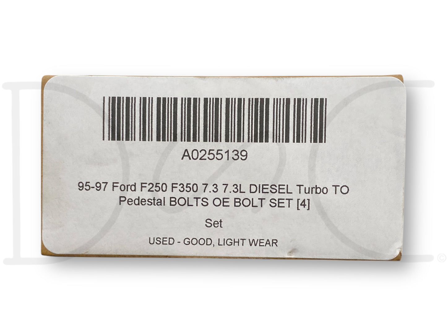 95-97 Ford F250 F350 7.3 7.3L Diesel Turbo To Pedestal Bolts OE Bolt Set [4]