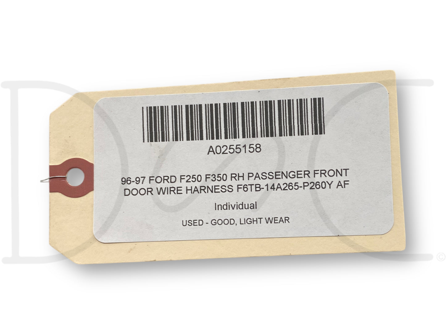 96-97 Ford F250 F350 RH Passenger Front Door Wire Harness F6Tb-14A265-P260Y Af