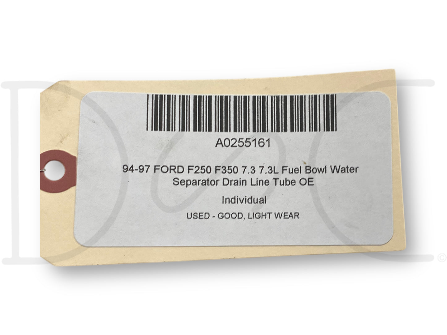 94-97 Ford F250 F350 7.3 7.3L Fuel Bowl Water Separator Drain Line Tube OE