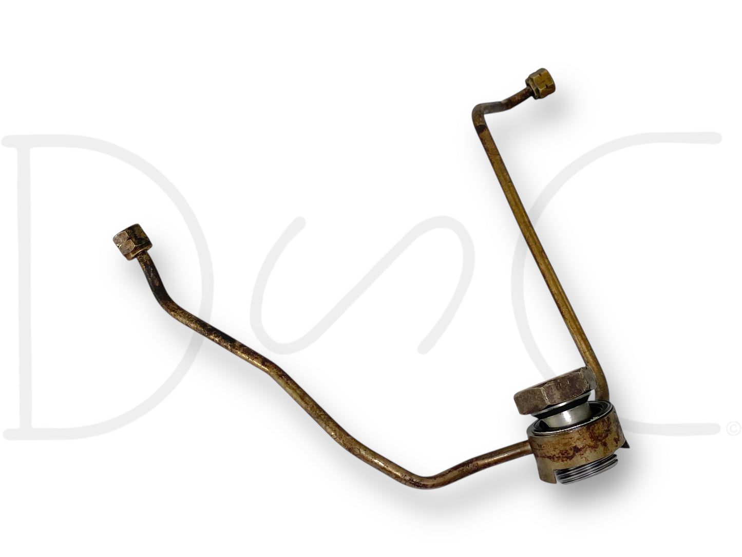 96-97 Ford F250 F350 7.3L Diesel Fuel Supply Line Banjo Bolt Wishbone OEM