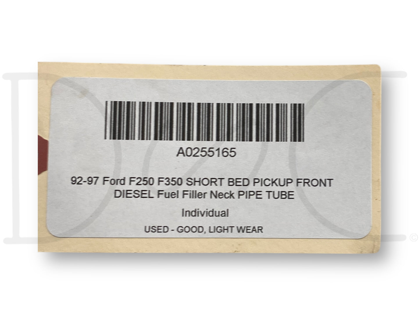 92-97 Ford F250 F350 Short Bed Pickup Front Diesel Fuel Filler Neck Pipe Tube