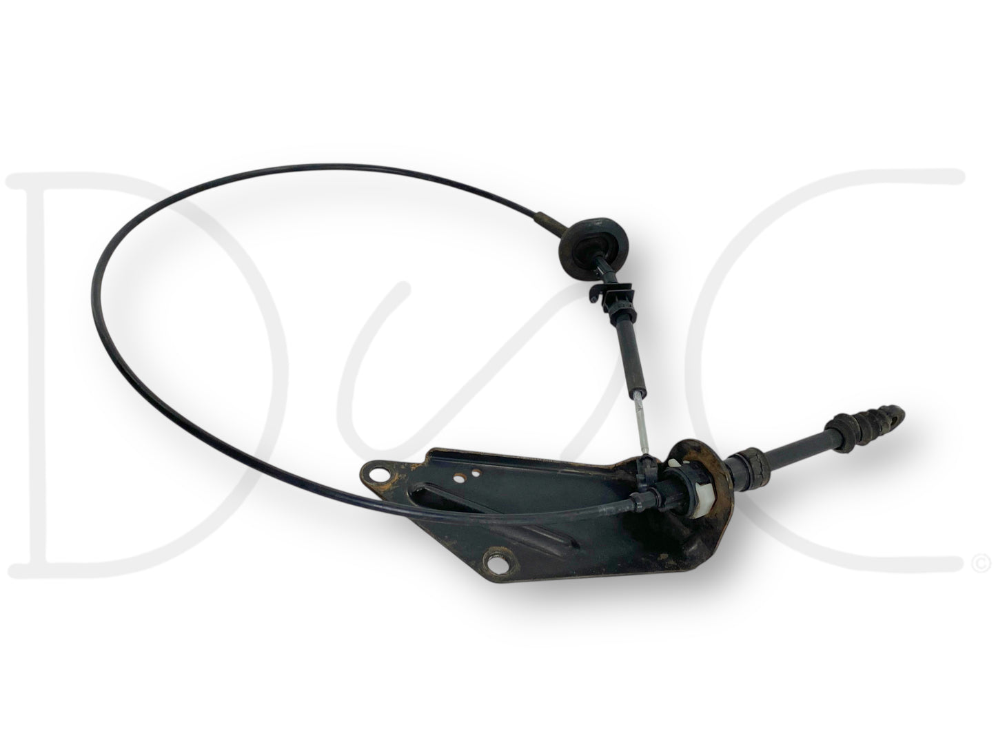 94-97 Ford F350 E4OD Transmission Shifter Cable & Bracket Auto Trans