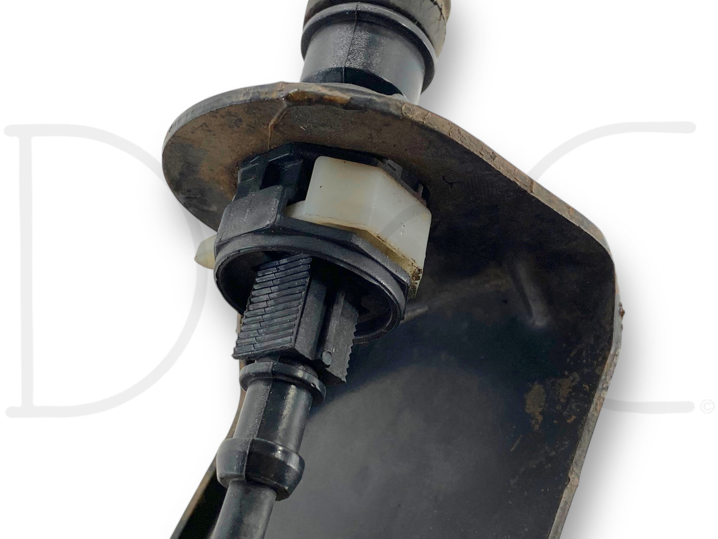 94-97 Ford F350 E4OD Transmission Shifter Cable & Bracket Auto Trans