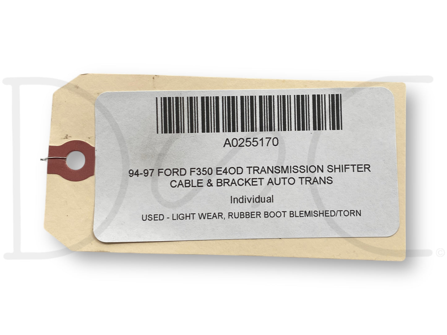 94-97 Ford F350 E4OD Transmission Shifter Cable & Bracket Auto Trans