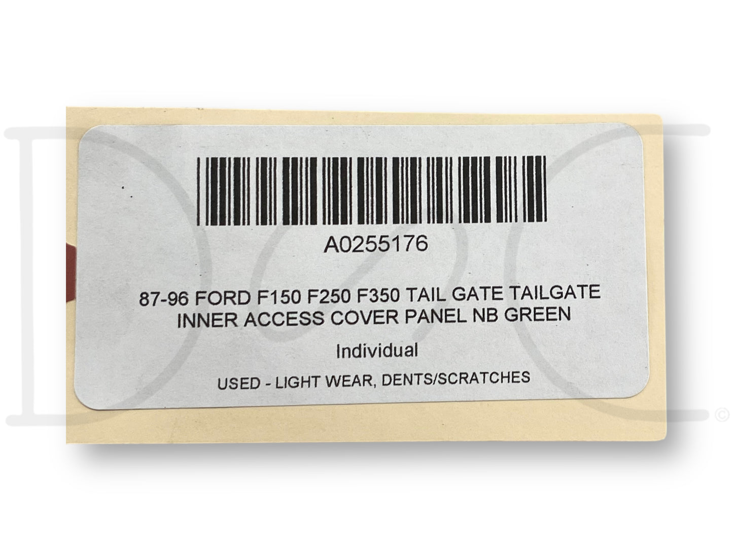 87-96 Ford F150 F250 F350 Tail Gate Tailgate Inner Access Cover Panel Nb Green
