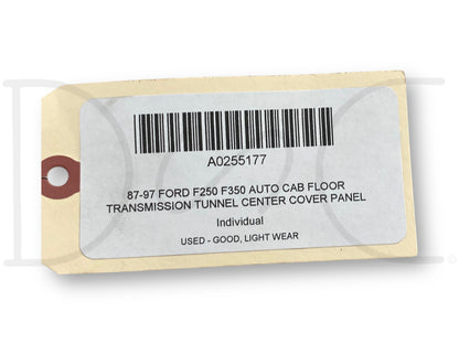 87-97 Ford F250 F350 Auto Cab Floor Transmission Tunnel Center Cover Panel OE