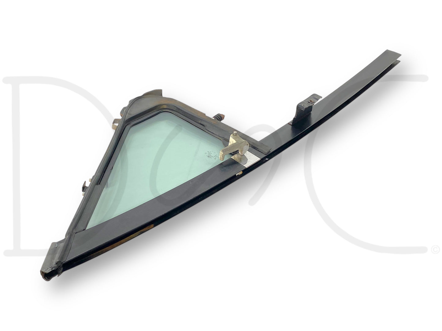 92-97 Ford F250 F350 LH Left Driver Vent Wing Window Glass Assembly OEM
