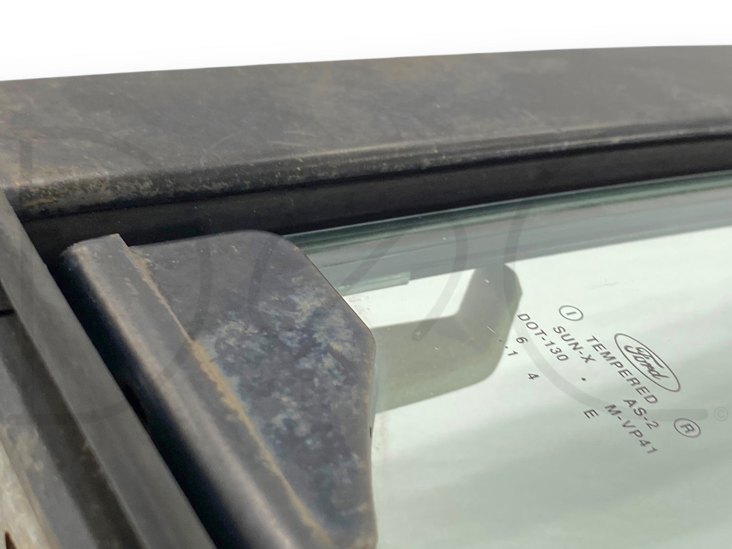 92-97 Ford F250 F350 RH Right Passenger Vent Wing Window Glass Assembly OEM