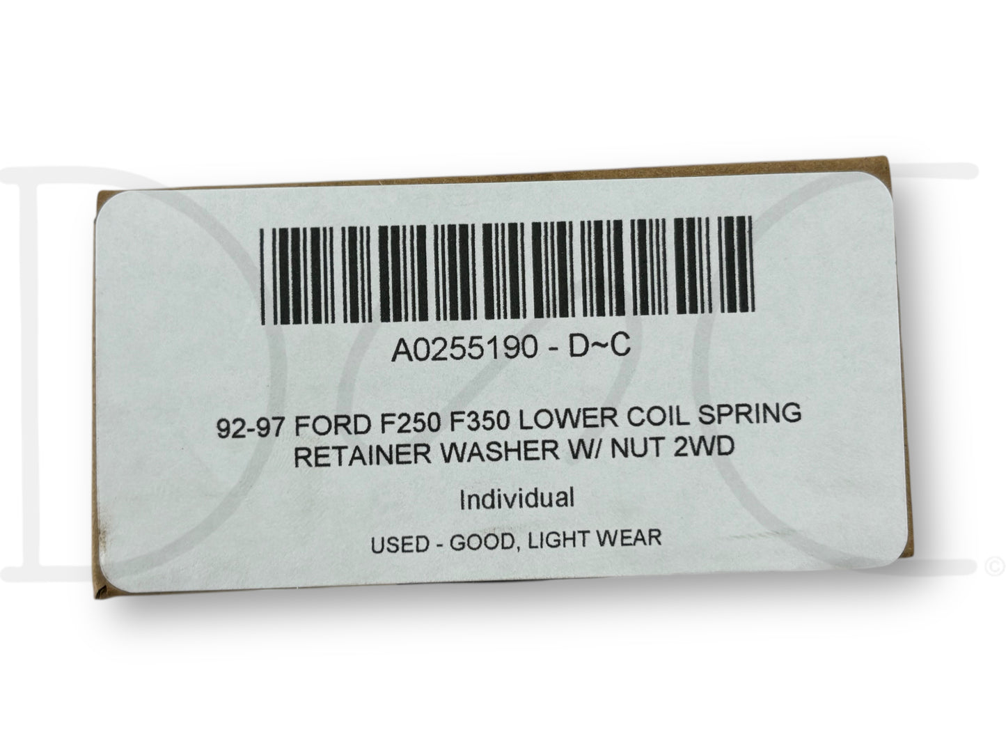 92-97 Ford F250 F350 Lower Coil Spring Retainer Washer W/ Nut 2WD