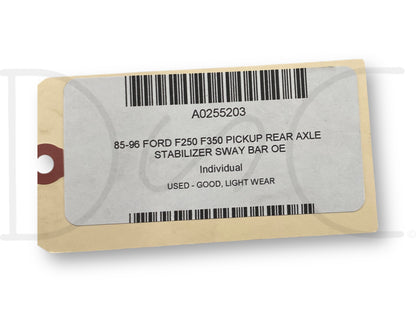 85-96 Ford F250 F350 Pickup Rear Axle Stabilizer Sway Bar OE