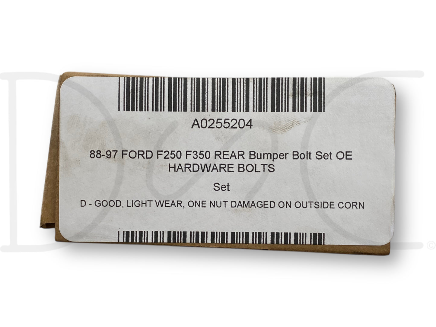 88-97 Ford F250 F350 Rear Bumper Bolt Set OE Hardware Bolts