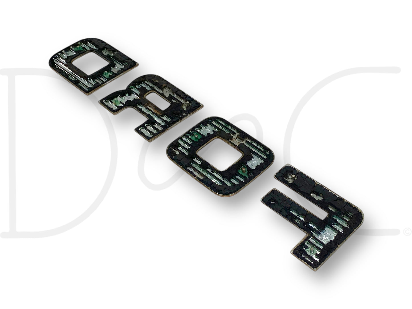 92-97 Ford F150 F250 F-250 Truck Tailgate Badge Lettering Letters Set OE