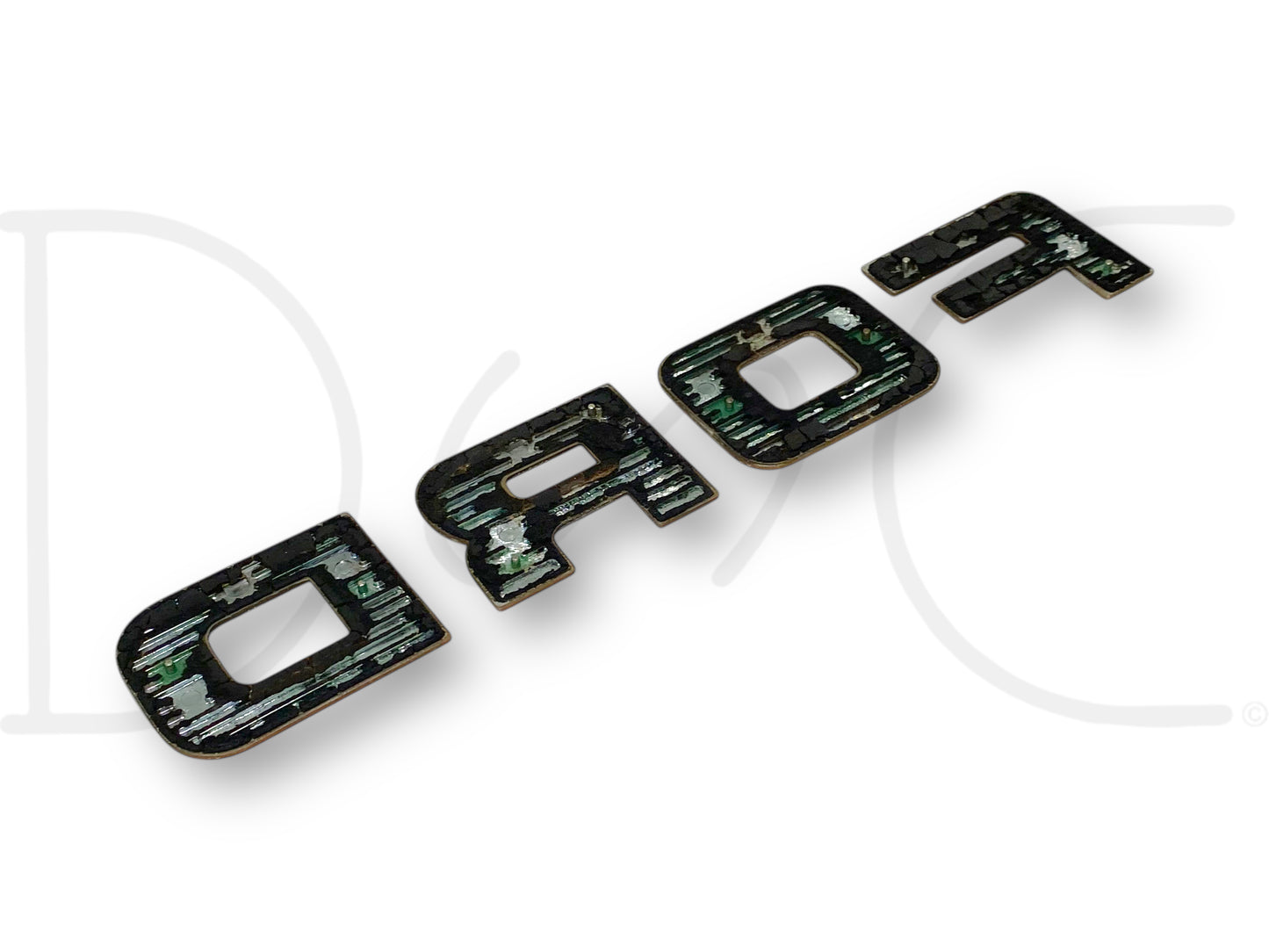 92-97 Ford F150 F250 F-250 Truck Tailgate Badge Lettering Letters Set OE